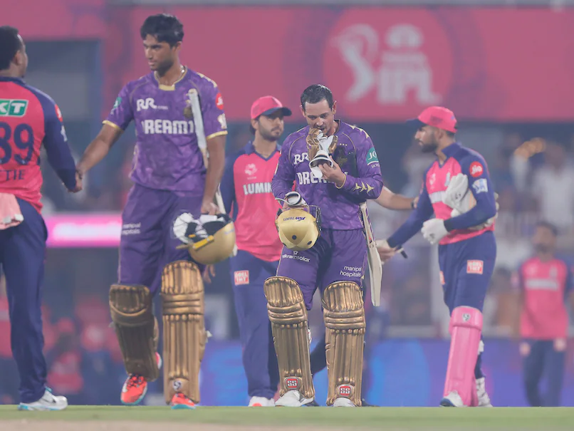 Rajasthan Royals vs Kolkata Knight Riders Timeline